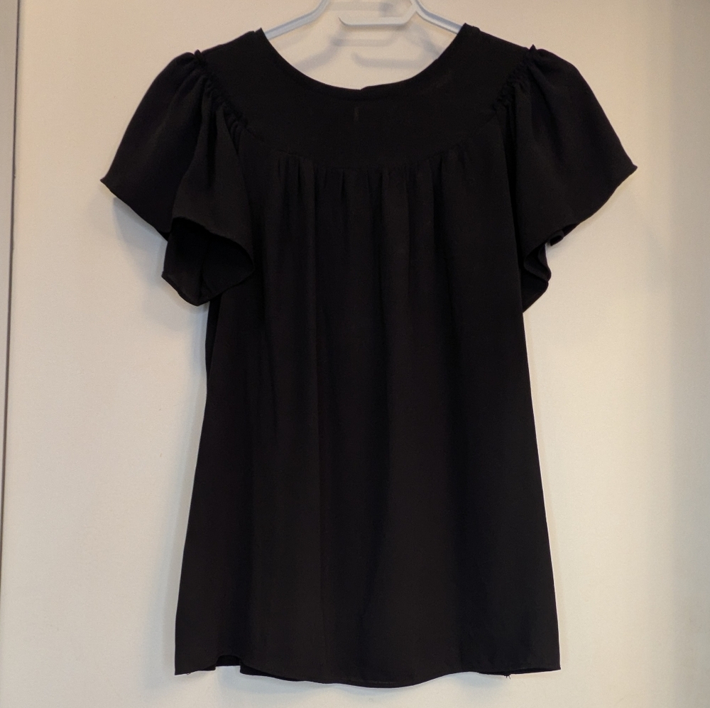 LOFT Flutter Sleeve Blouse